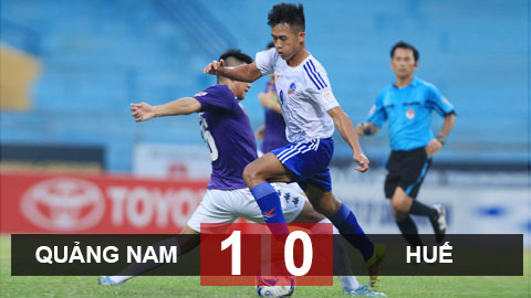 Trận đấu sớm vòng 2 giải hạng Nhất 2022, Quảng Nam 1 – 0 Huế: Hà Minh Tuấn lập công!